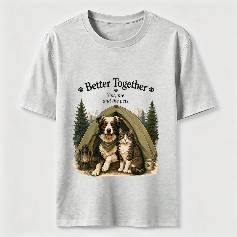 Better Together Dog & Cat Camping Classic T-Shirt