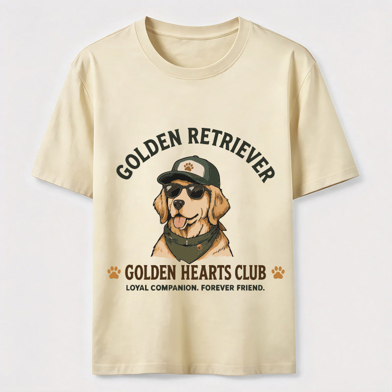 Golden Hearts Club Golden Retriever Classic T-Shirt