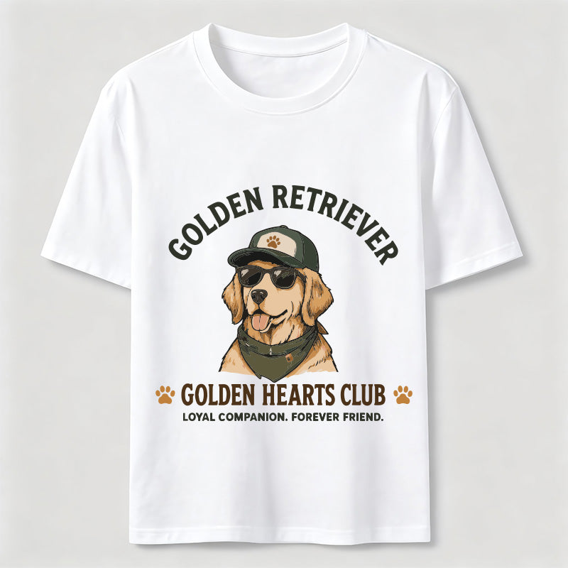 Golden Hearts Club Golden Retriever Classic T-Shirt