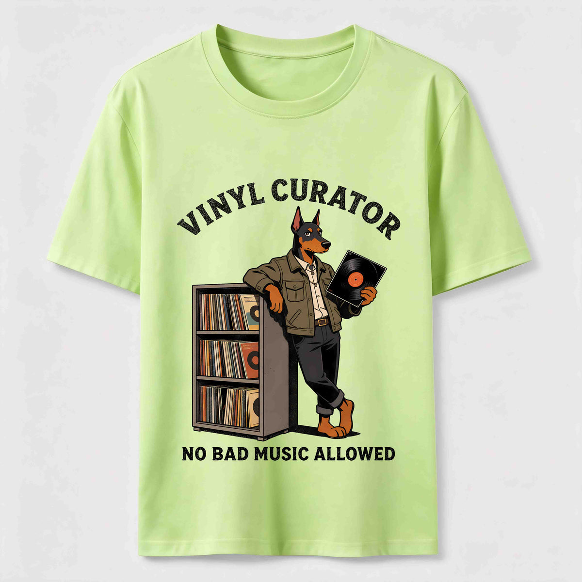 Classic Vinyl Dog Music Lover Classic T-Shirt