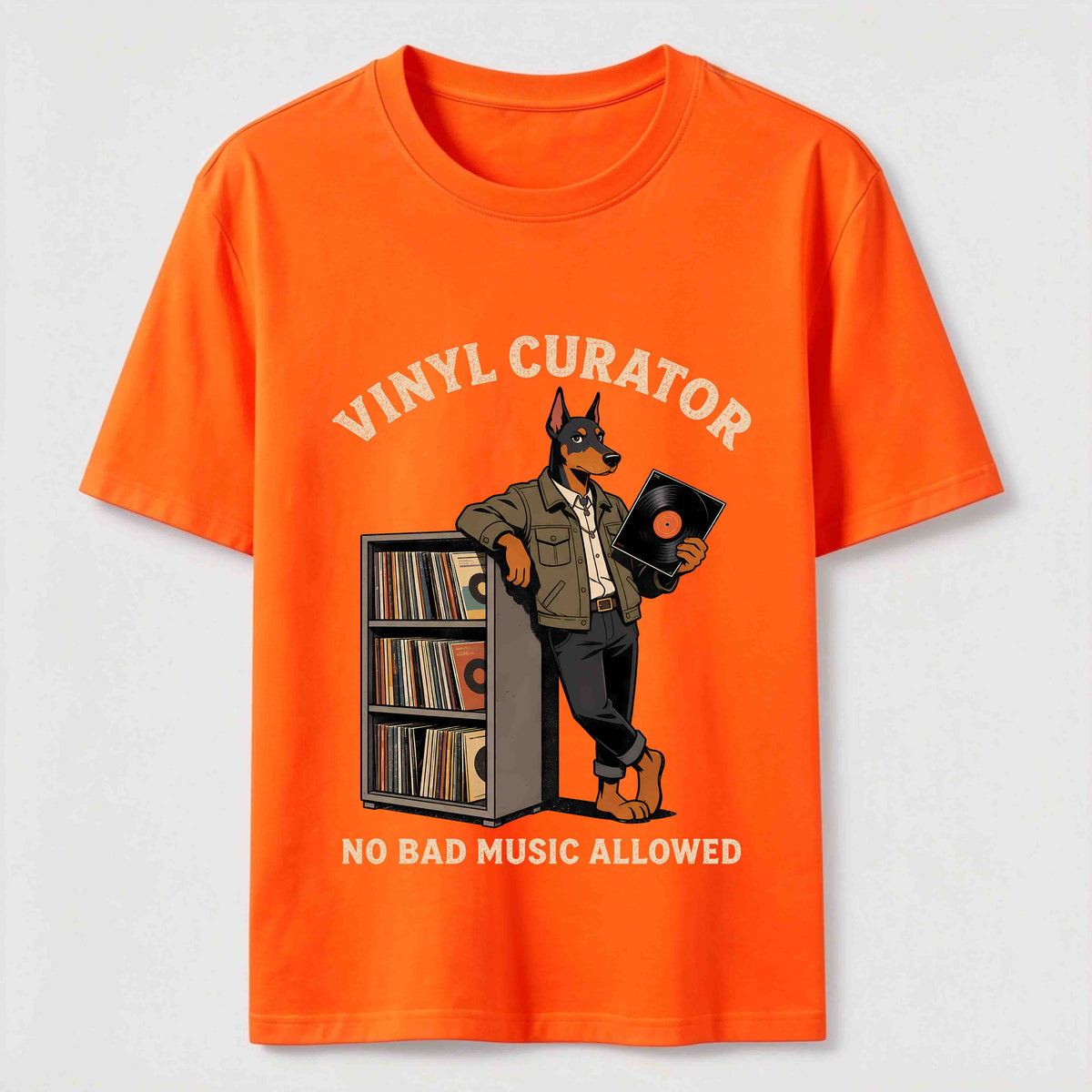 Classic Vinyl Dog Music Lover Classic T-Shirt