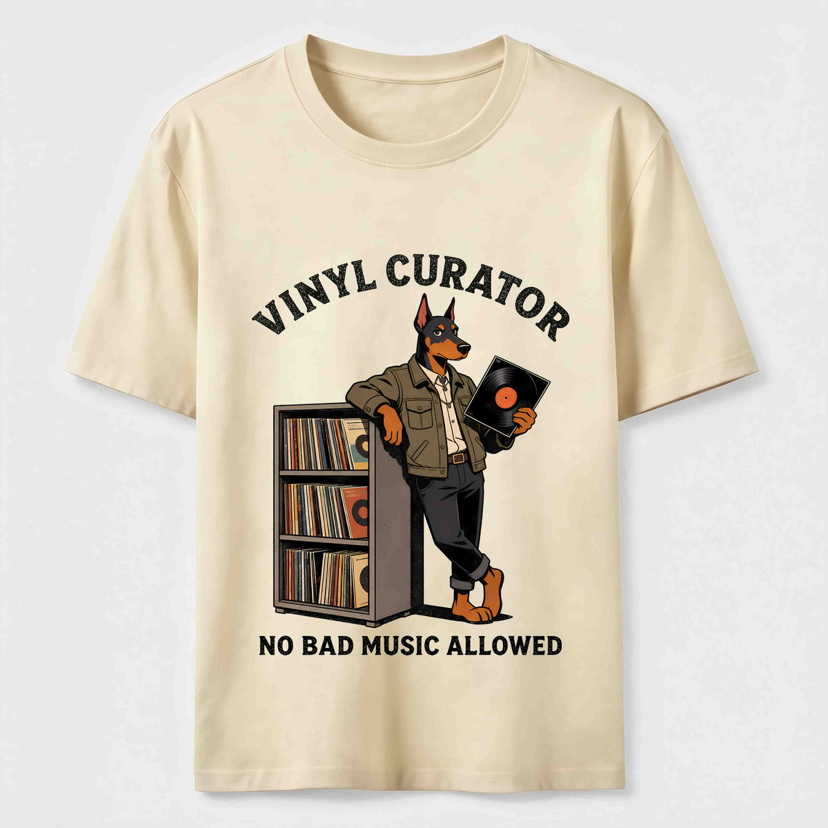 Classic Vinyl Dog Music Lover Classic T-Shirt