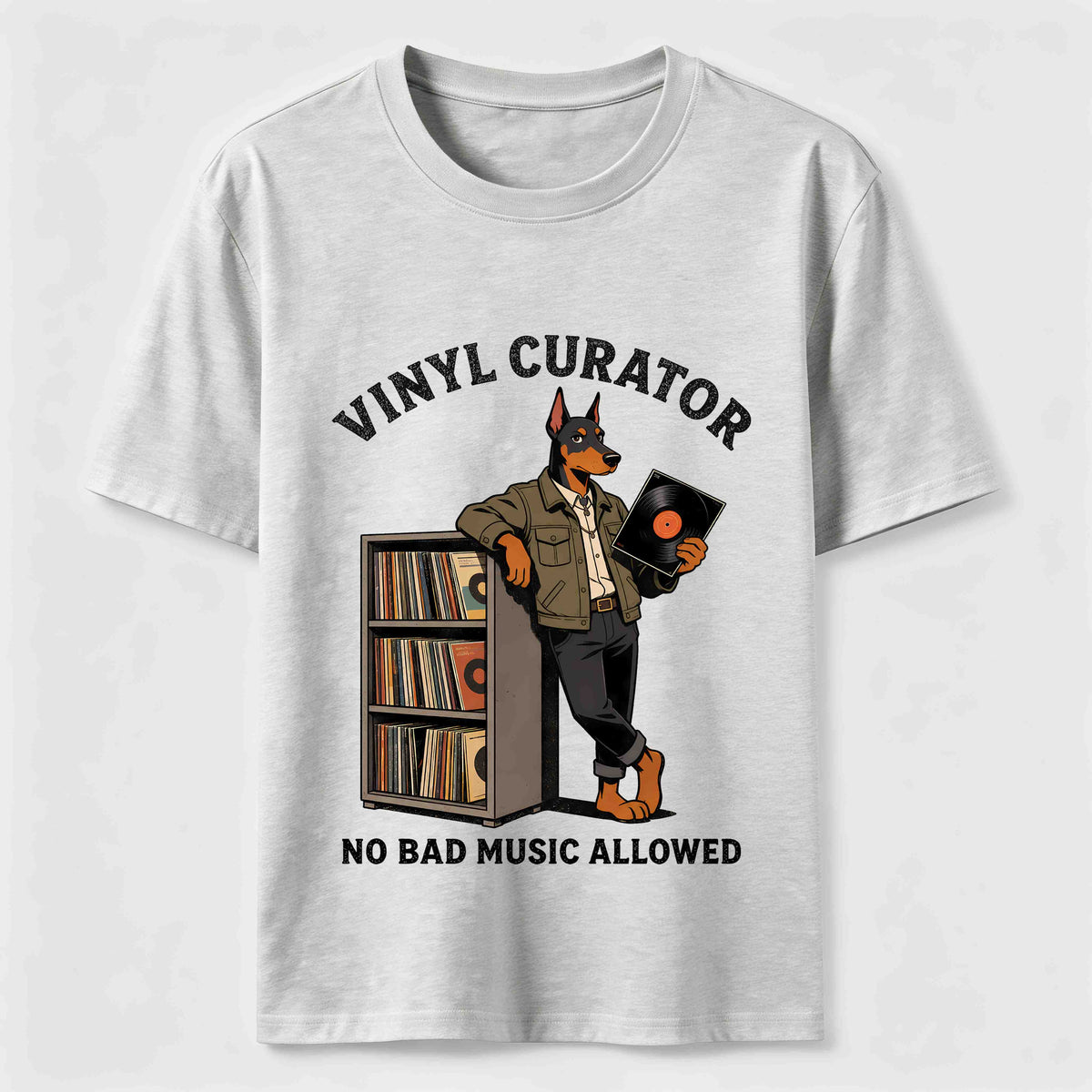 Classic Vinyl Dog Music Lover Classic T-Shirt