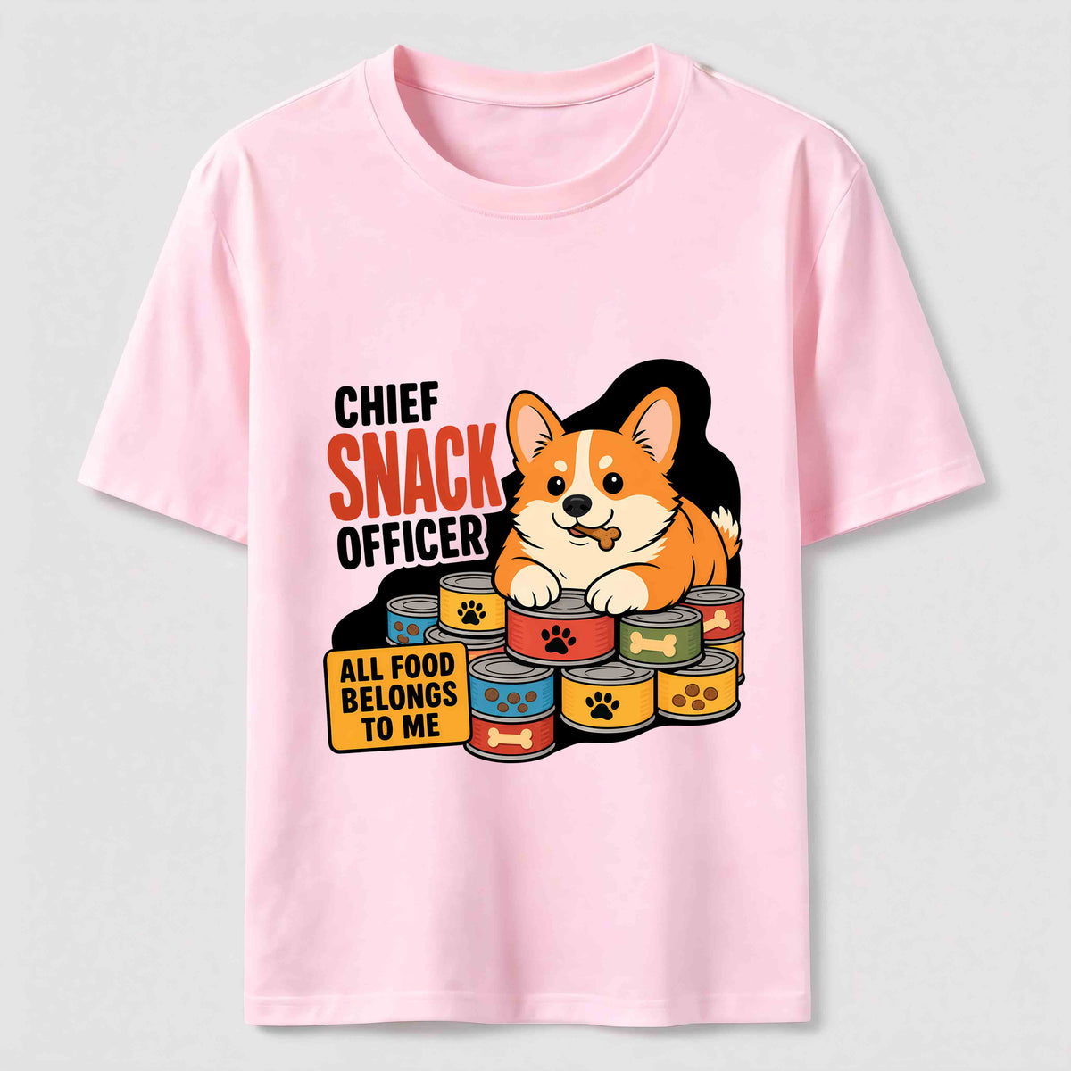 Chief Snack Officer Corgi Classic T-Shirt
