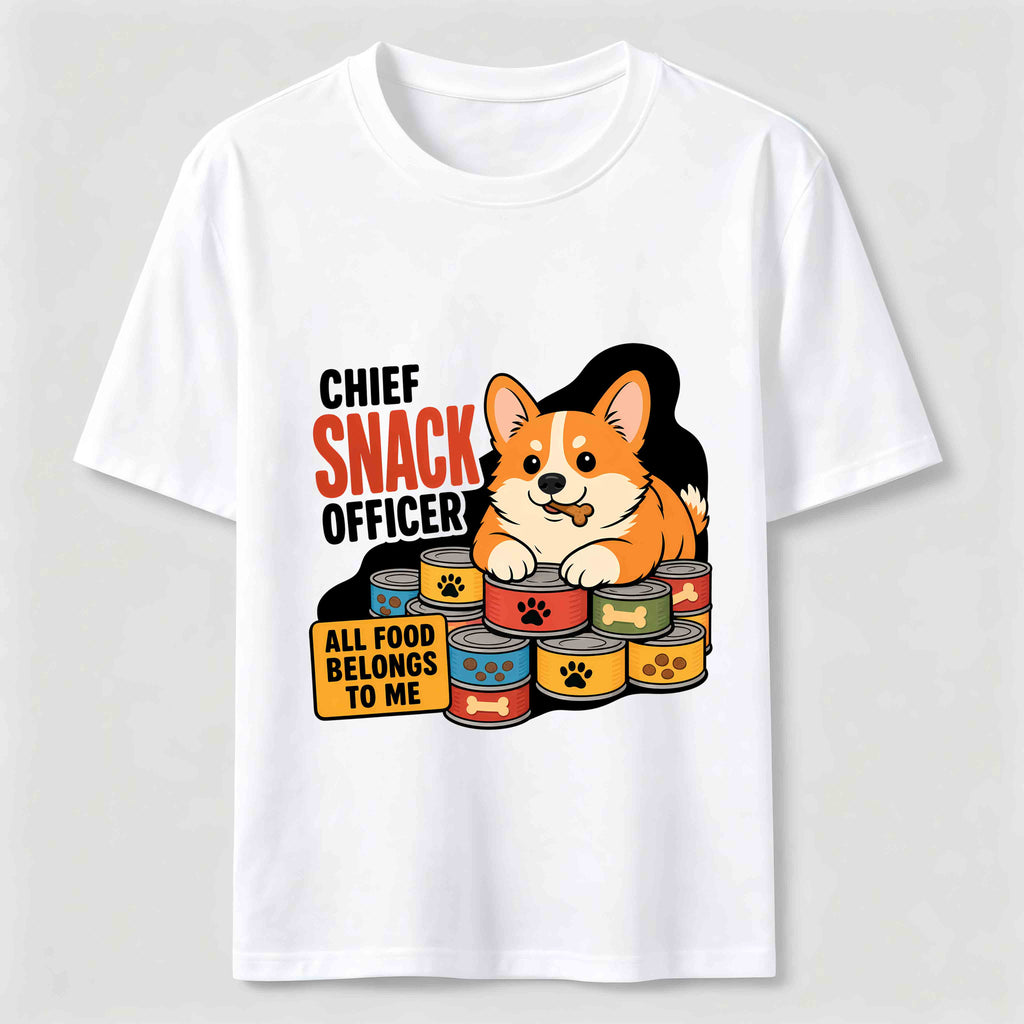 Chief Snack Officer Corgi Classic T-Shirt