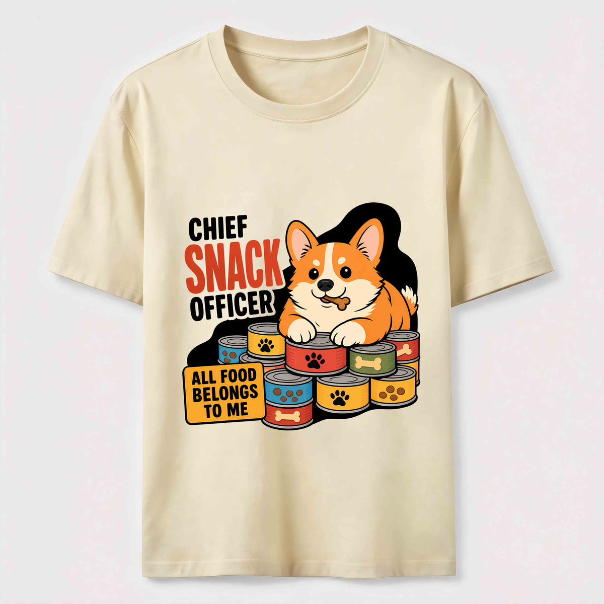 Chief Snack Officer Corgi Classic T-Shirt