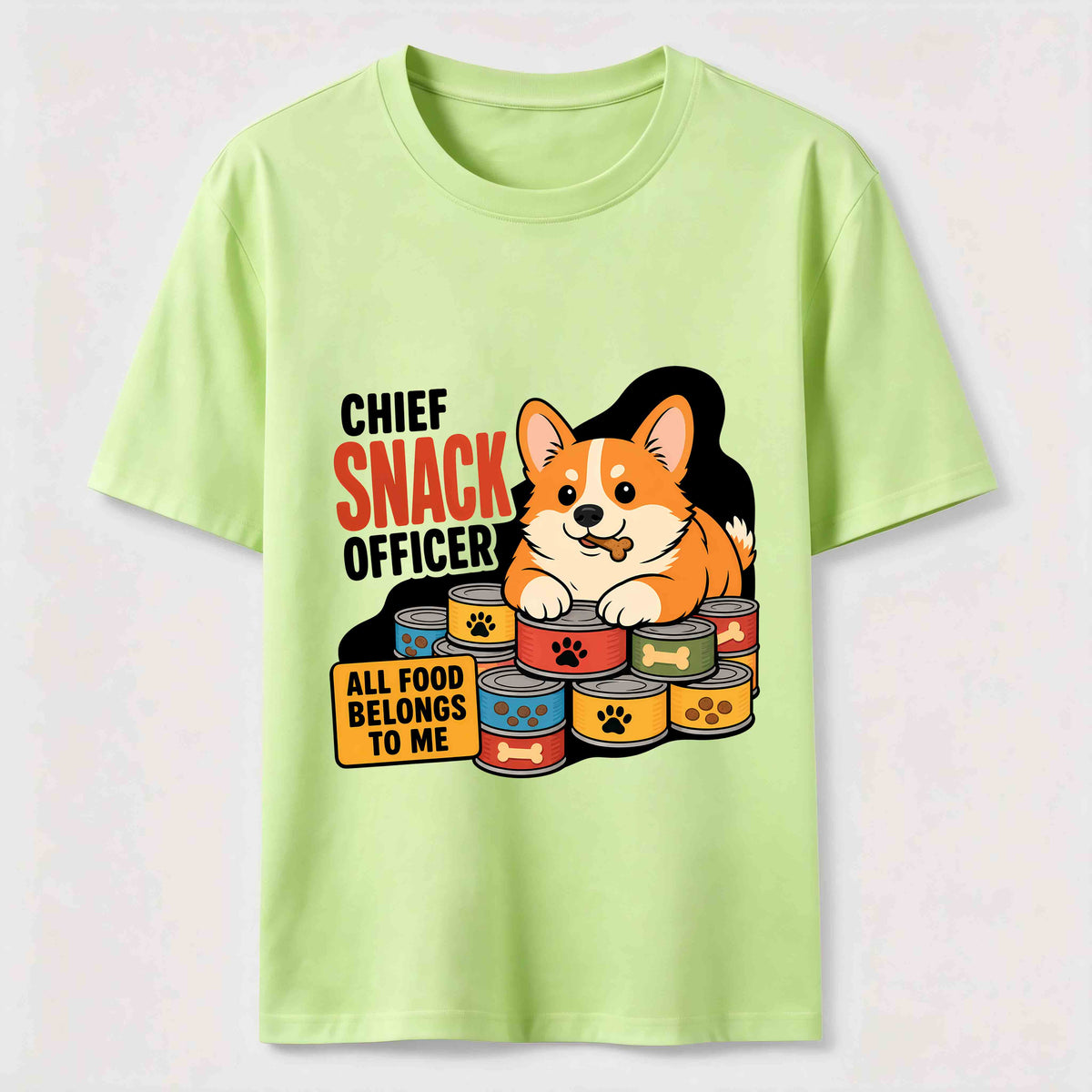 Chief Snack Officer Corgi Classic T-Shirt