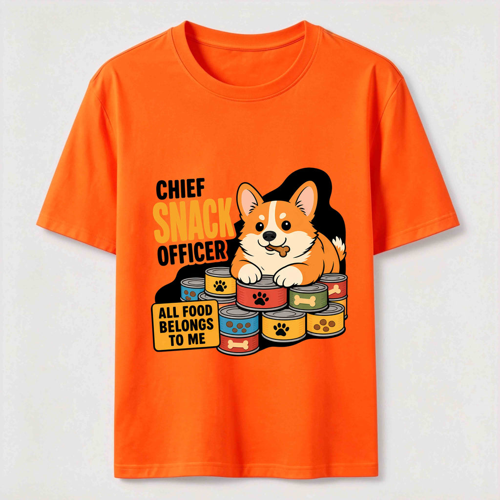 Chief Snack Officer Corgi Classic T-Shirt