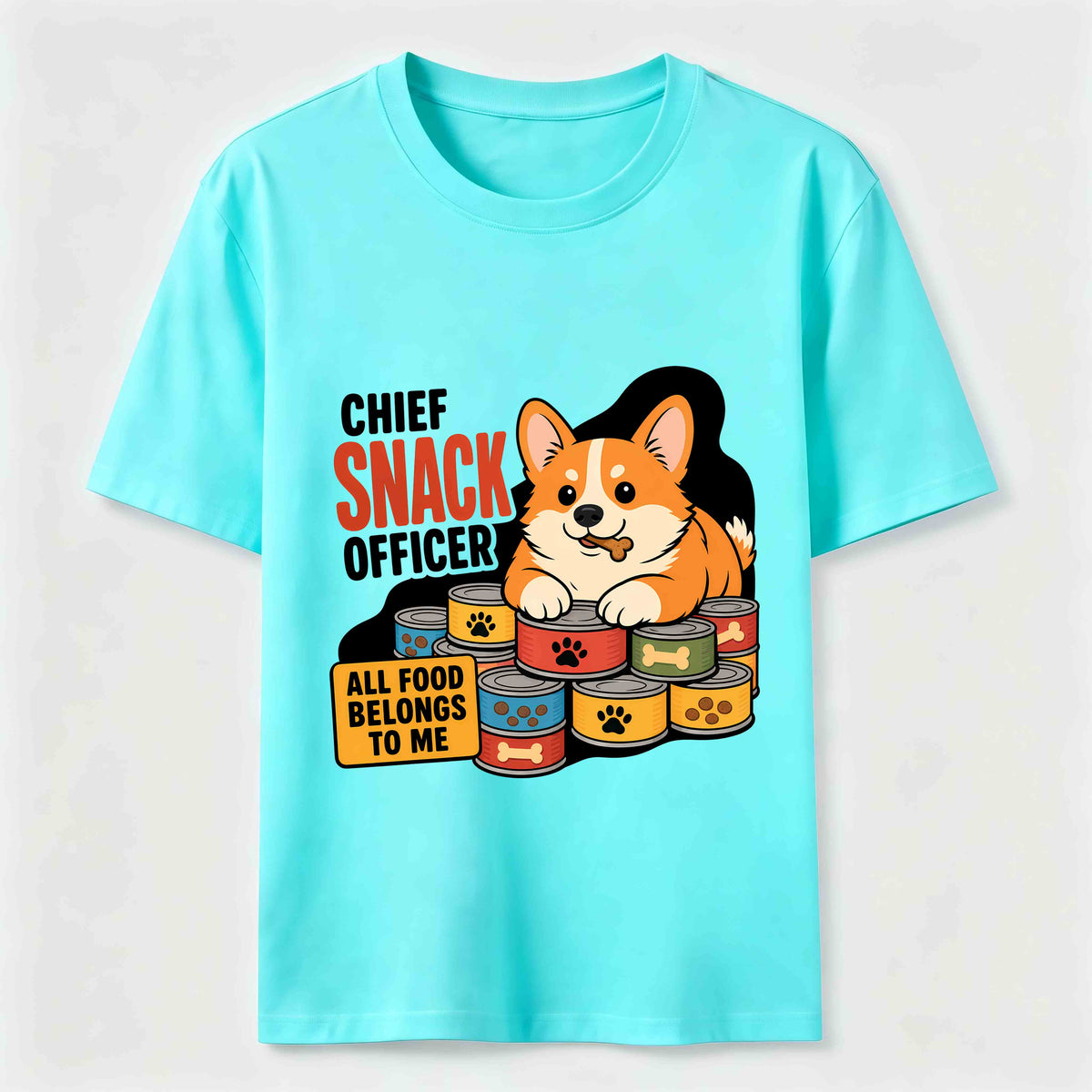 Chief Snack Officer Corgi Classic T-Shirt