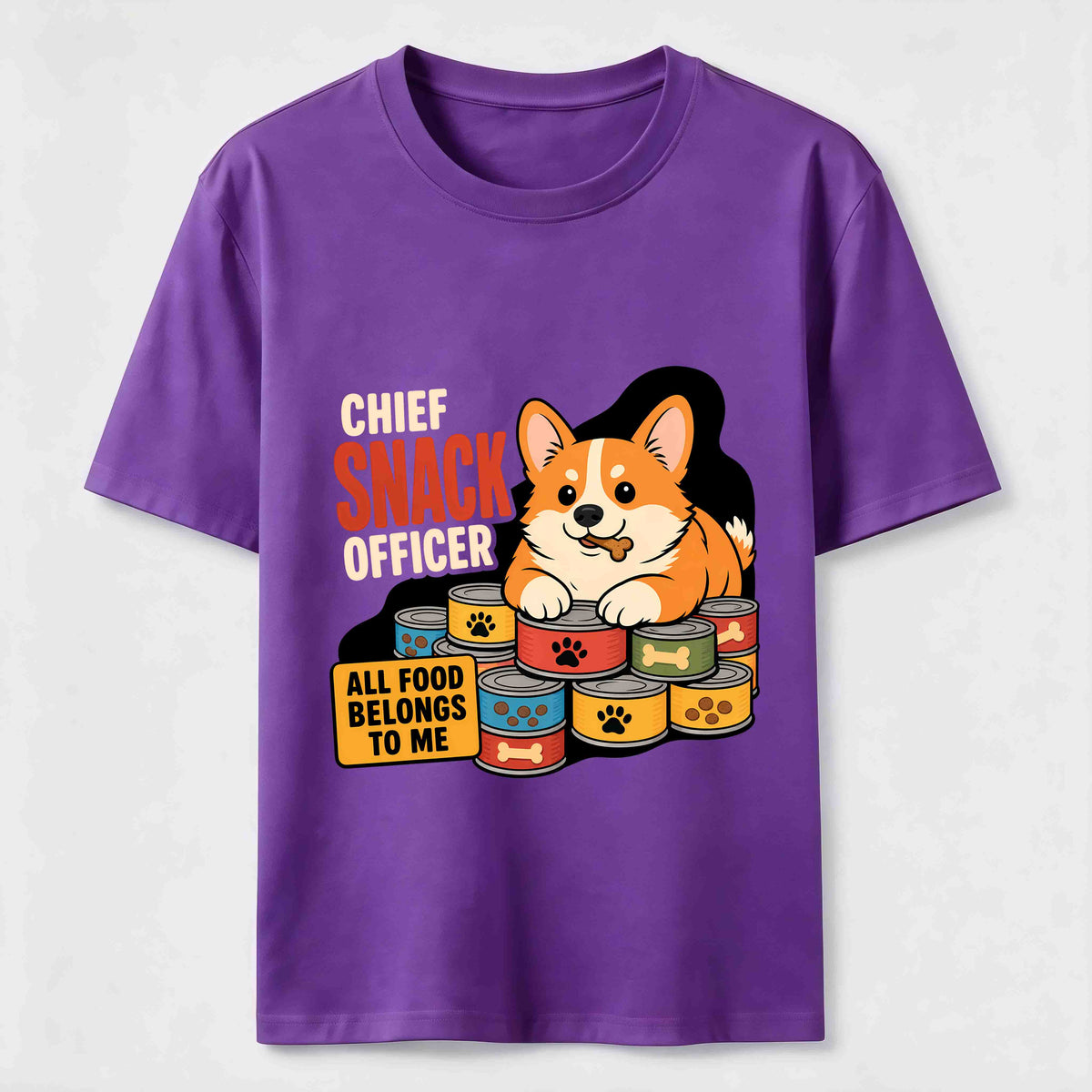 Chief Snack Officer Corgi Classic T-Shirt