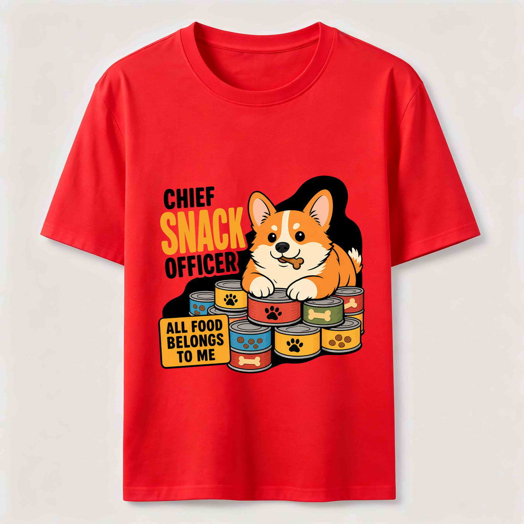Chief Snack Officer Corgi Classic T-Shirt