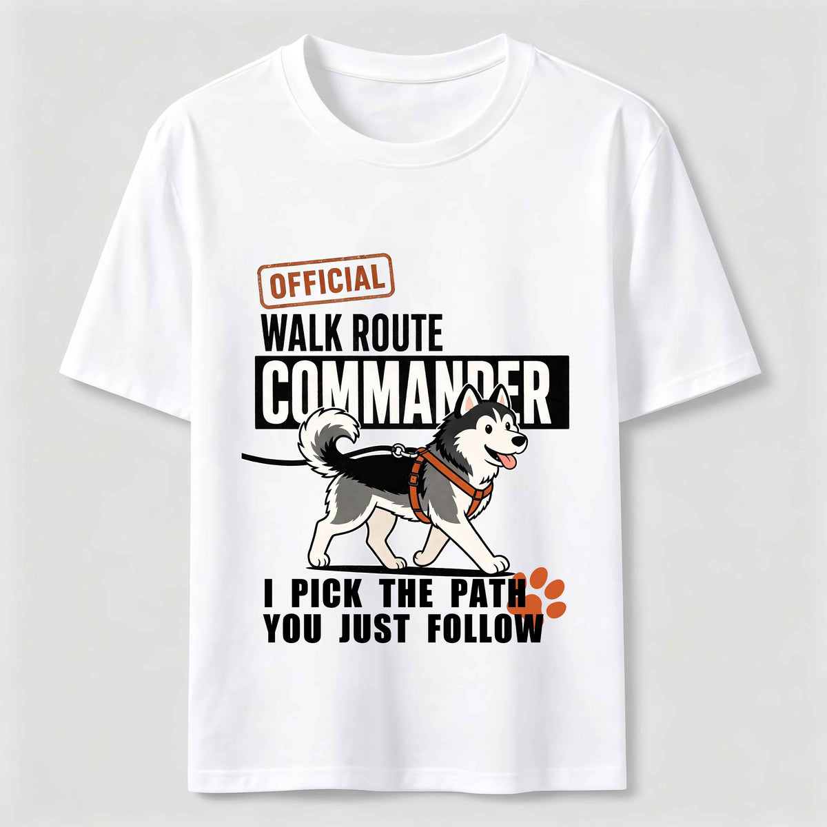 Husky Walk Commander Classic T-Shirt