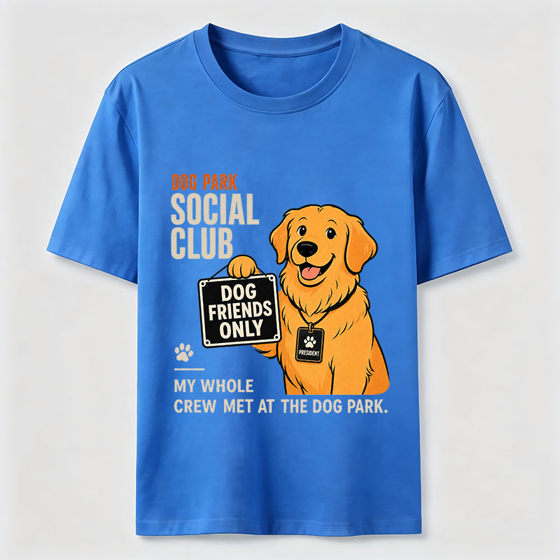Dog Park Social Club Golden Retriever Classic T-Shirt