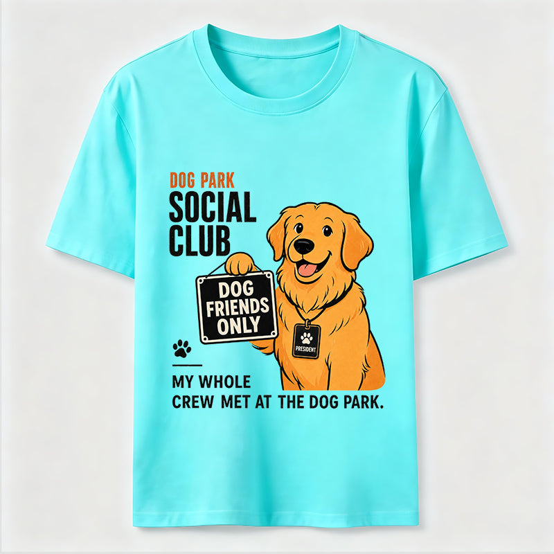 Dog Park Social Club Golden Retriever Classic T-Shirt