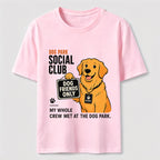 Dog Park Social Club Golden Retriever Classic T-Shirt