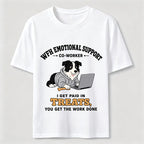 WFH Dog Emotional Support Classic T-Shirt