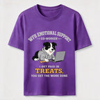 WFH Dog Emotional Support Classic T-Shirt