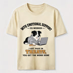 WFH Dog Emotional Support Classic T-Shirt