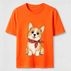 Little Scarf Corgi Classic T-Shirt