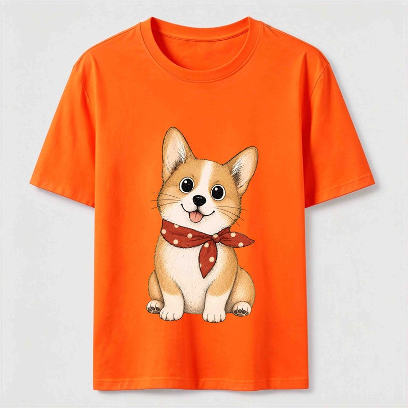Little Scarf Corgi Classic T-Shirt