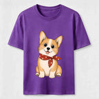 Little Scarf Corgi Classic T-Shirt