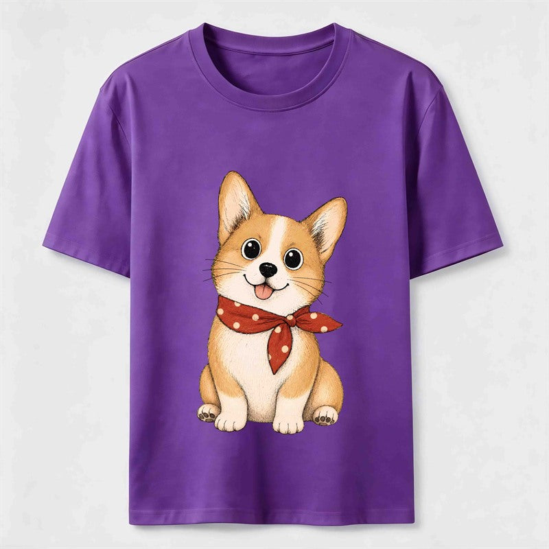 Little Scarf Corgi Classic T-Shirt