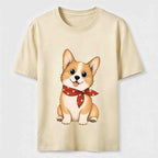 Little Scarf Corgi Classic T-Shirt