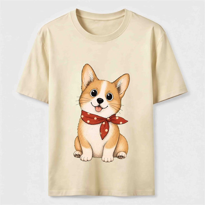 Little Scarf Corgi Classic T-Shirt