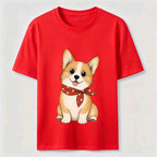 Little Scarf Corgi Classic T-Shirt