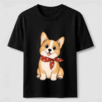 Little Scarf Corgi Classic T-Shirt