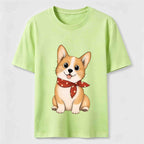 Little Scarf Corgi Classic T-Shirt