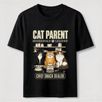 Multi Cat Parent Chief Snack Dealer Classic T-Shirt