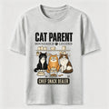 Multi Cat Parent Chief Snack Dealer Classic T-Shirt