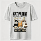 Multi Cat Parent Chief Snack Dealer Classic T-Shirt