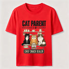 Multi Cat Parent Chief Snack Dealer Classic T-Shirt