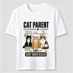 Multi Cat Parent Chief Snack Dealer Classic T-Shirt