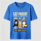 Multi Cat Parent Chief Snack Dealer Classic T-Shirt