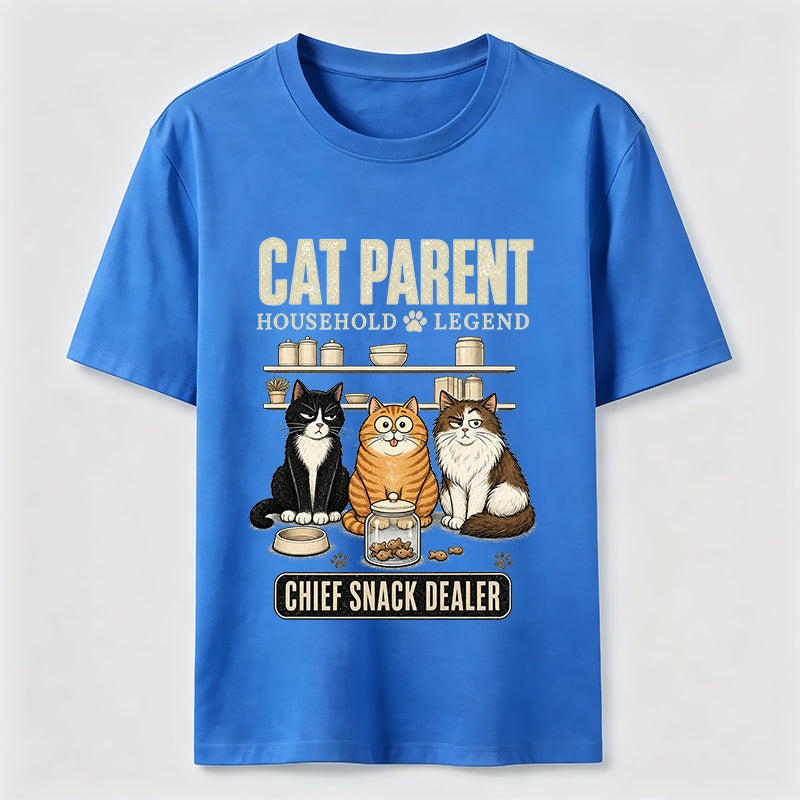 Multi Cat Parent Chief Snack Dealer Classic T-Shirt