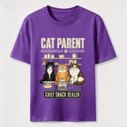 Multi Cat Parent Chief Snack Dealer Classic T-Shirt