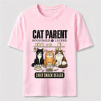 Multi Cat Parent Chief Snack Dealer Classic T-Shirt