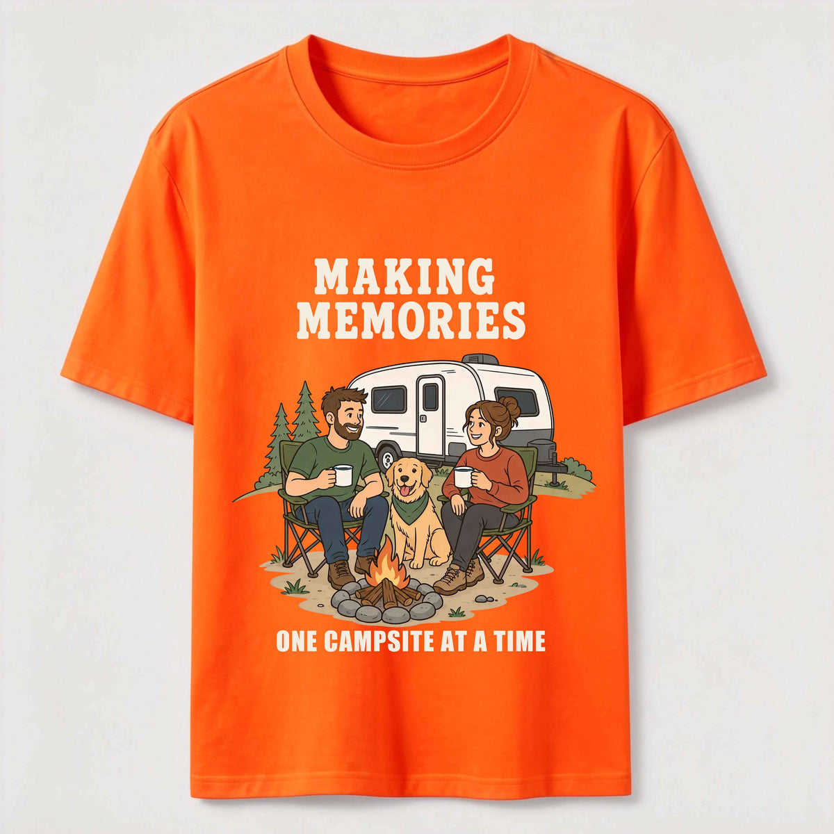 Making Memories Camping with My Dog Classic T-Shirt