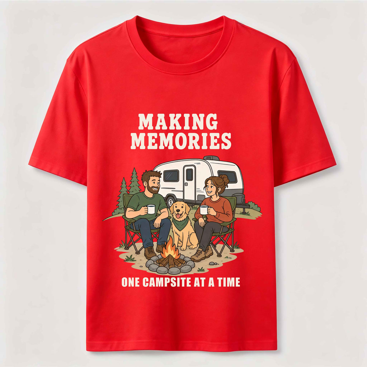 Making Memories Camping with My Dog Classic T-Shirt