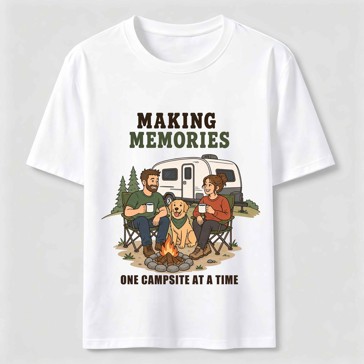 Making Memories Camping with My Dog Classic T-Shirt