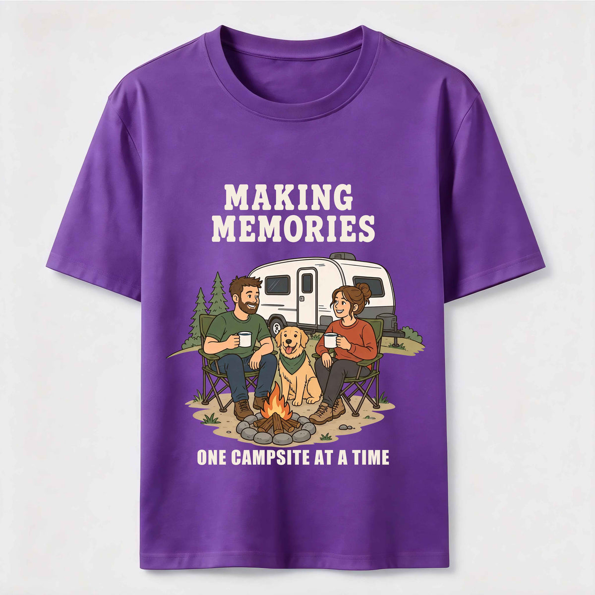 Making Memories Camping with My Dog Classic T-Shirt