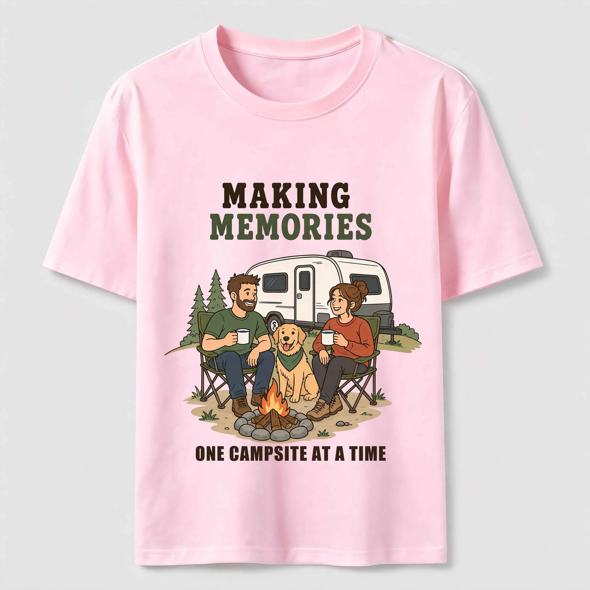 Making Memories Camping with My Dog Classic T-Shirt