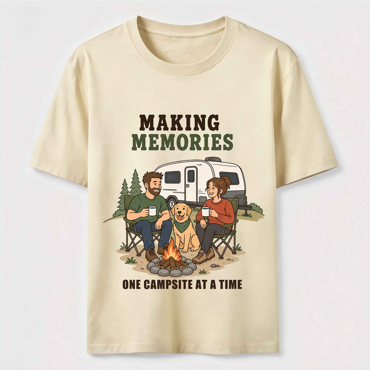 Making Memories Camping with My Dog Classic T-Shirt