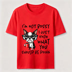 Not Bossy Boston Terrier Classic T-Shirt