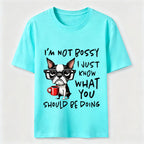 Not Bossy Boston Terrier Classic T-Shirt
