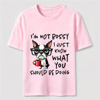 Not Bossy Boston Terrier Classic T-Shirt