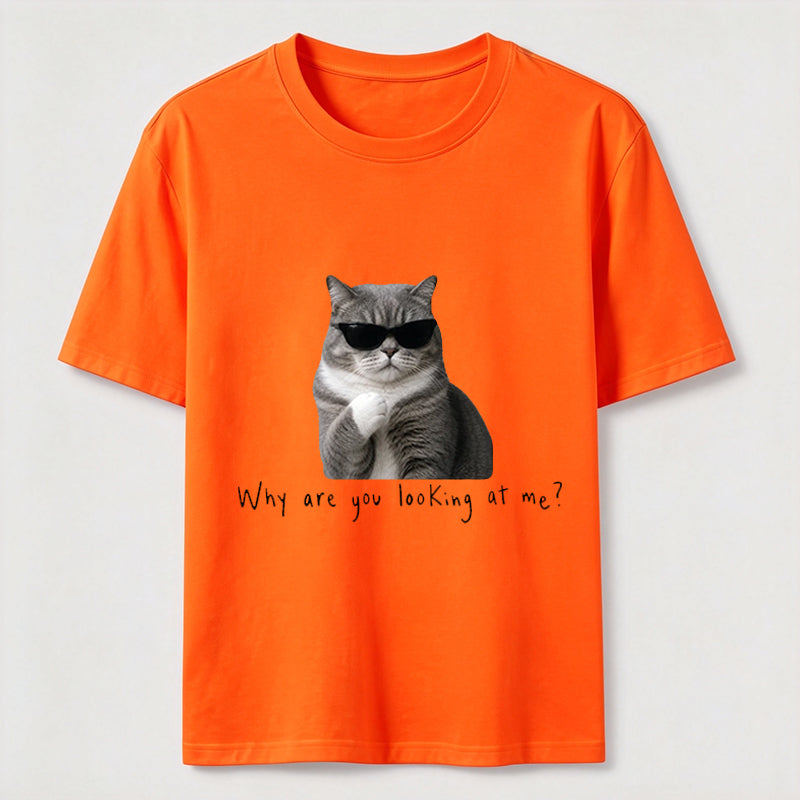 Why Are You Looking at Me Cat Classic T-Shirt